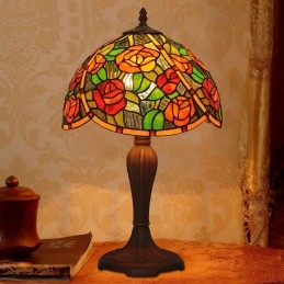 Tiffany Rose glas-in-lood...