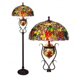 Ronde Tiffany glas-in-lood...