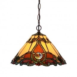 Tiffany glas in lood hanglamp